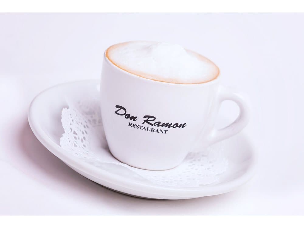 Cortadito — Cuban coffee with steamed milk atop